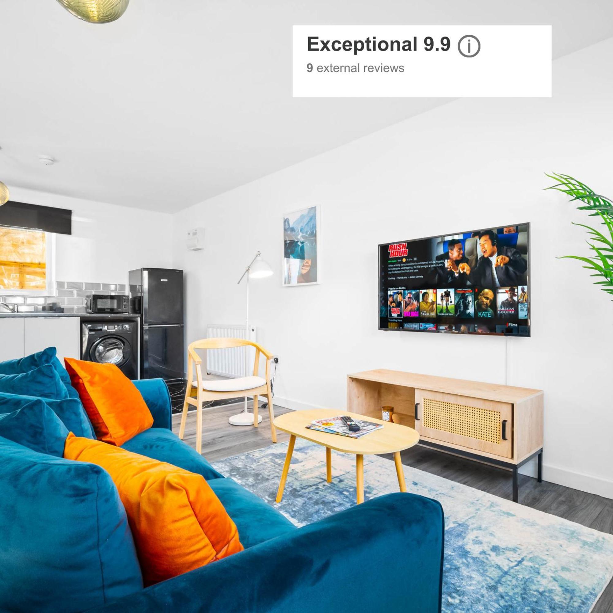Modern Apartment - Cradley Heath - Top Rated - Netflix - Wifi - 1Mh Сметвік Екстер'єр фото